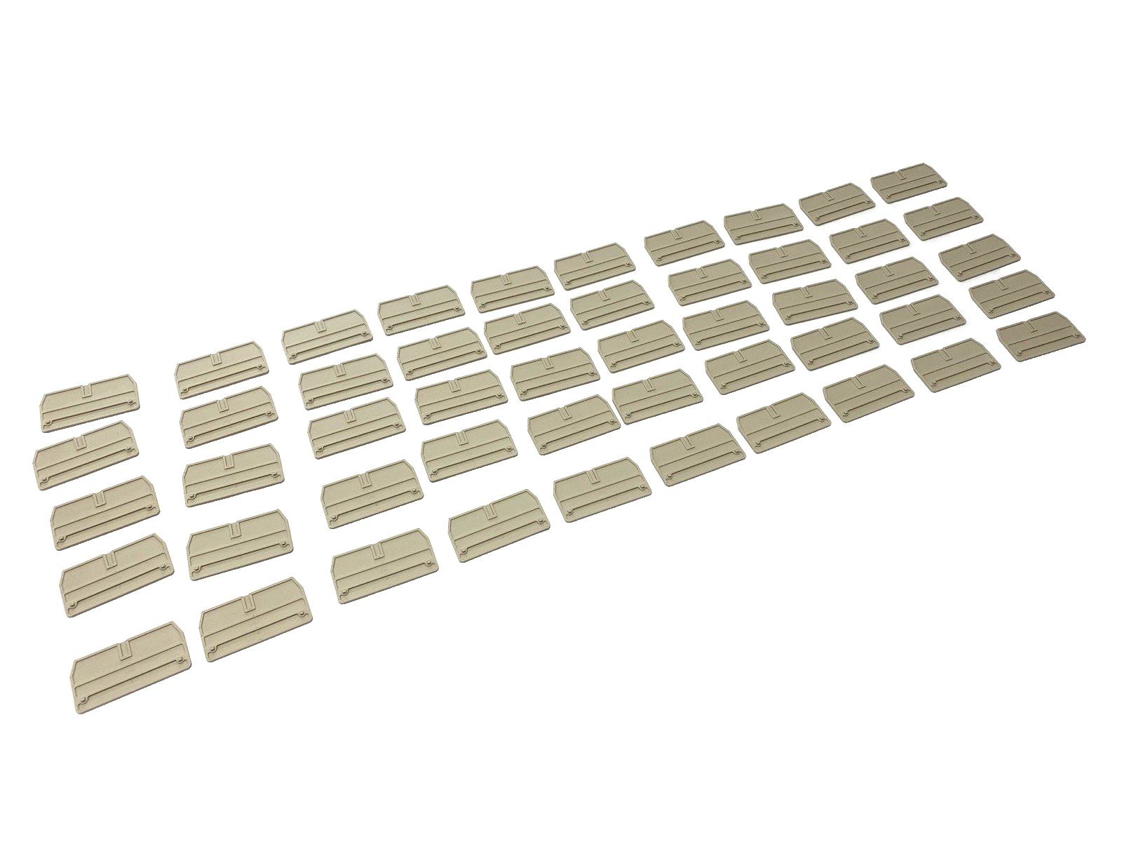 Weidmuller ZAP/TW 1 Terminal End Cover 1608740000 LOT OF 50 - Maverick Industrial Sales