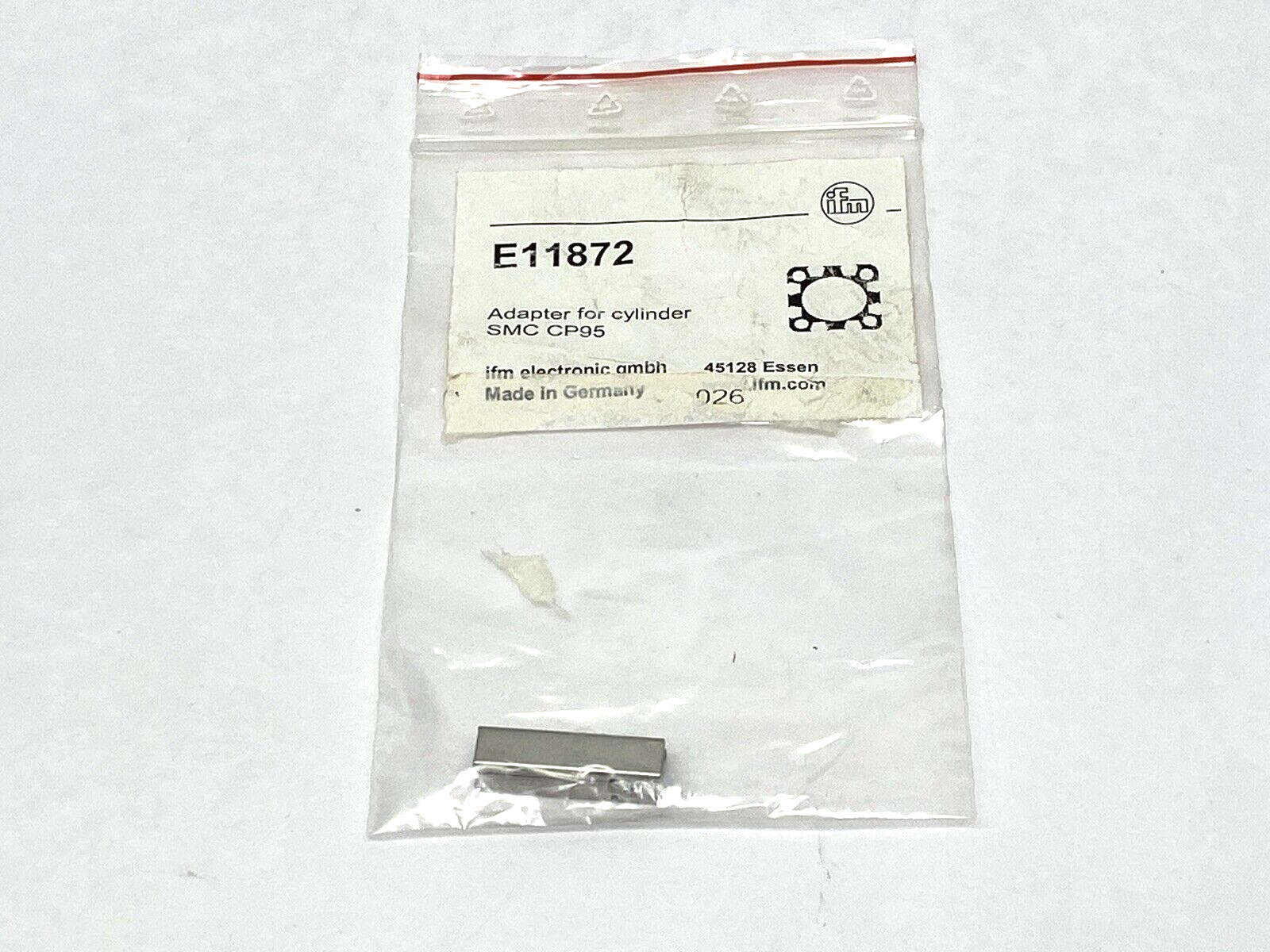 IFM E11872 Adapter for SMC CP95 Pneumatic Cylinder LOT OF 2 - Maverick Industrial Sales