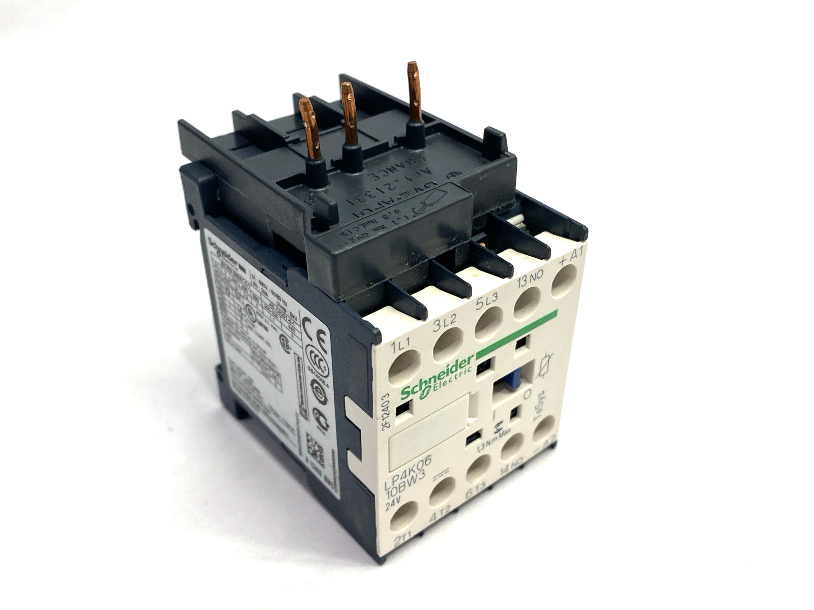 Schneider Electric LP4K0610BW3 Contactor 3P 24VDC Coil 440V 2.2kW 6A - Maverick Industrial Sales