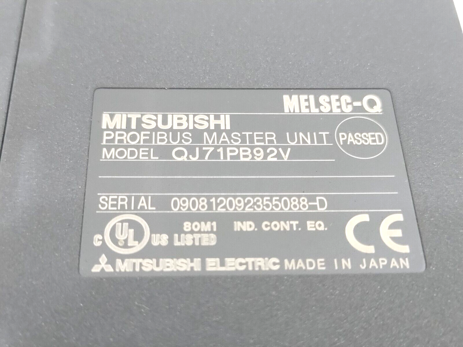 Mitsubishi QJ71PB92V MELSEC-Q Profibus I/F DP V1/V2 Master Module - Maverick Industrial Sales