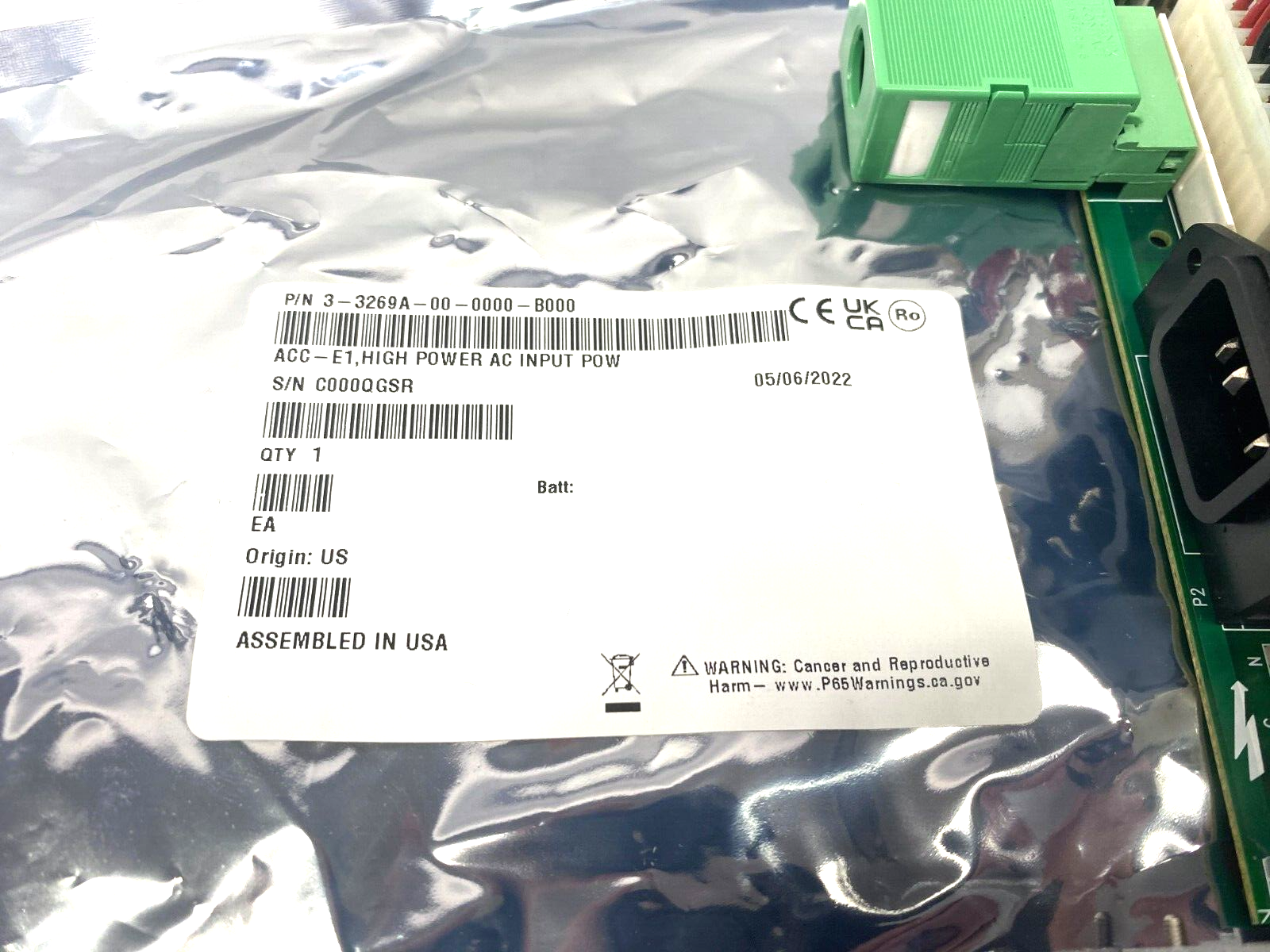 Omron Delta Tau 3-3269A-00-0000-B000 Power Supply AC Input Kit - Maverick Industrial Sales