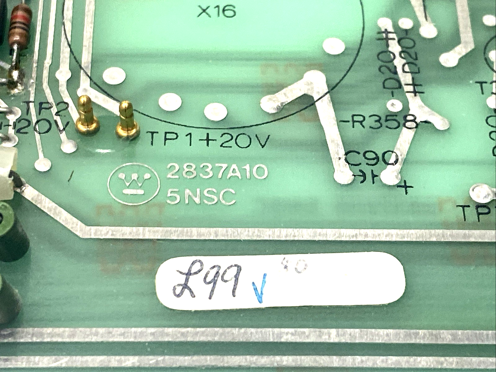 Westinghouse 2837A10G07 7300 Module Signal Converter Card 2837A10 G07 5NSC35 - Maverick Industrial Sales