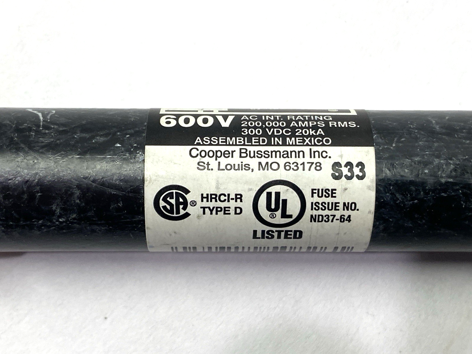 Fusetron FRS-R-8 Time-Delay Current Limiting Fuse Class RK5 600V 8A SHELFWARE - Maverick Industrial Sales
