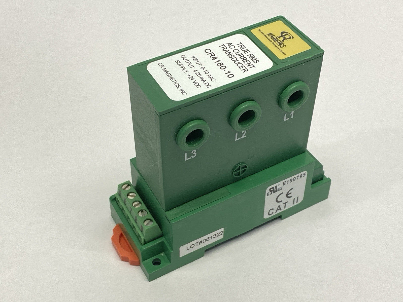 CR Magnetics CR4180-10 True RMS AC Current Transducer 4-20mA DC - Maverick Industrial Sales