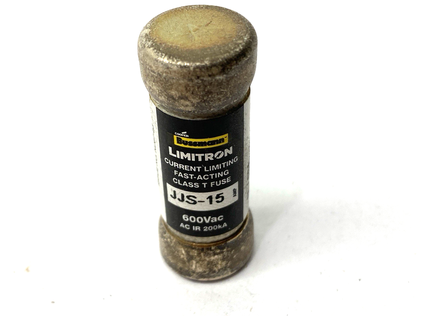 Cooper Bussmann JJS-15 Limitron Fast-Acting Fuse Class T 600VAC 15A LOT OF 5 - Maverick Industrial Sales