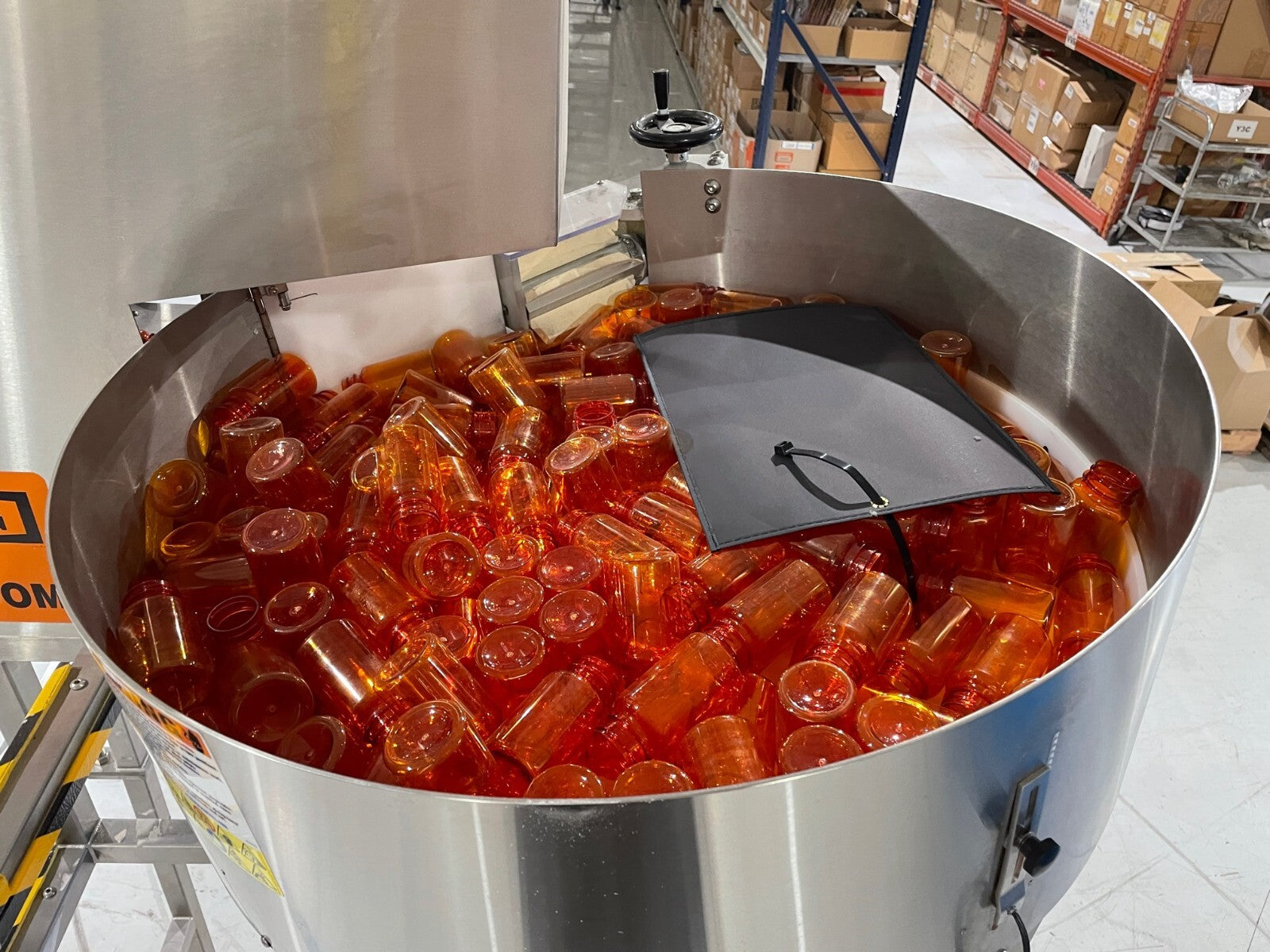 AU-3 | Kaps-All Orientainer, Automatic Bottle Unscrambler Feeder - Used - Maverick Industrial Sales