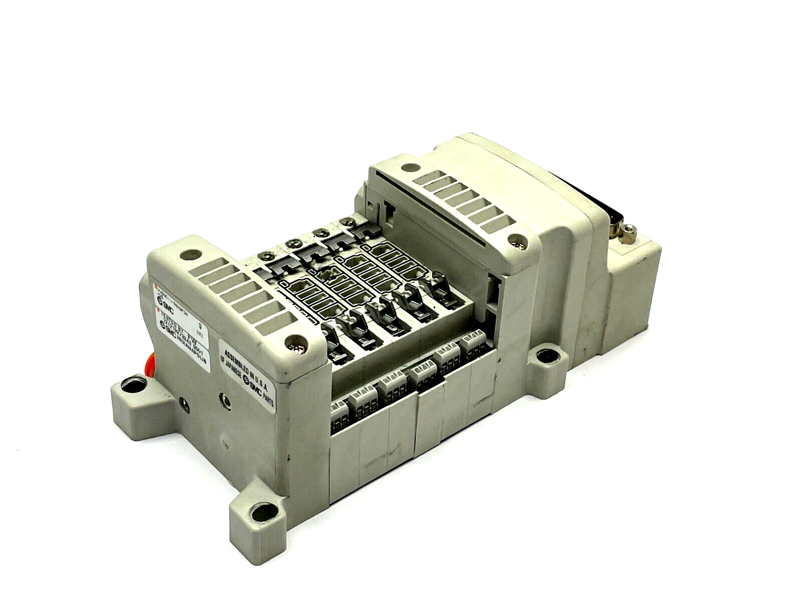 VV5QC11-06N3FD0-S | SMC Base Mounted Manifold Plug-In - Used - Maverick Industrial Sales