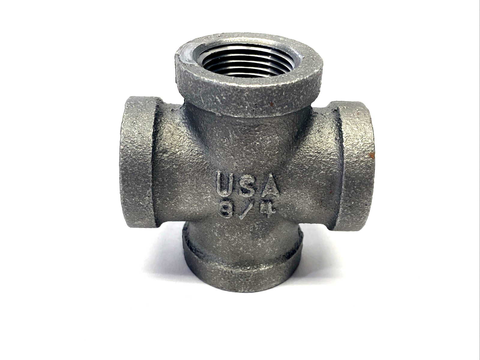 FBCR3/4 | Ward Equal Cross Pipe Fitting 3/4" NPT Female, 150 PSI, Iron LOT OF 5 - New Other - Maverick Industrial Sales