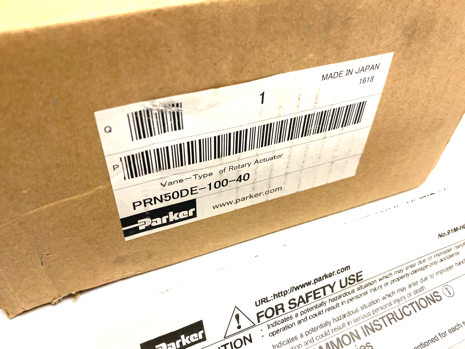 Parker PRN50DE-100-40 Compact Vane-Type Pneumatic Rotary Actuator - Maverick Industrial Sales