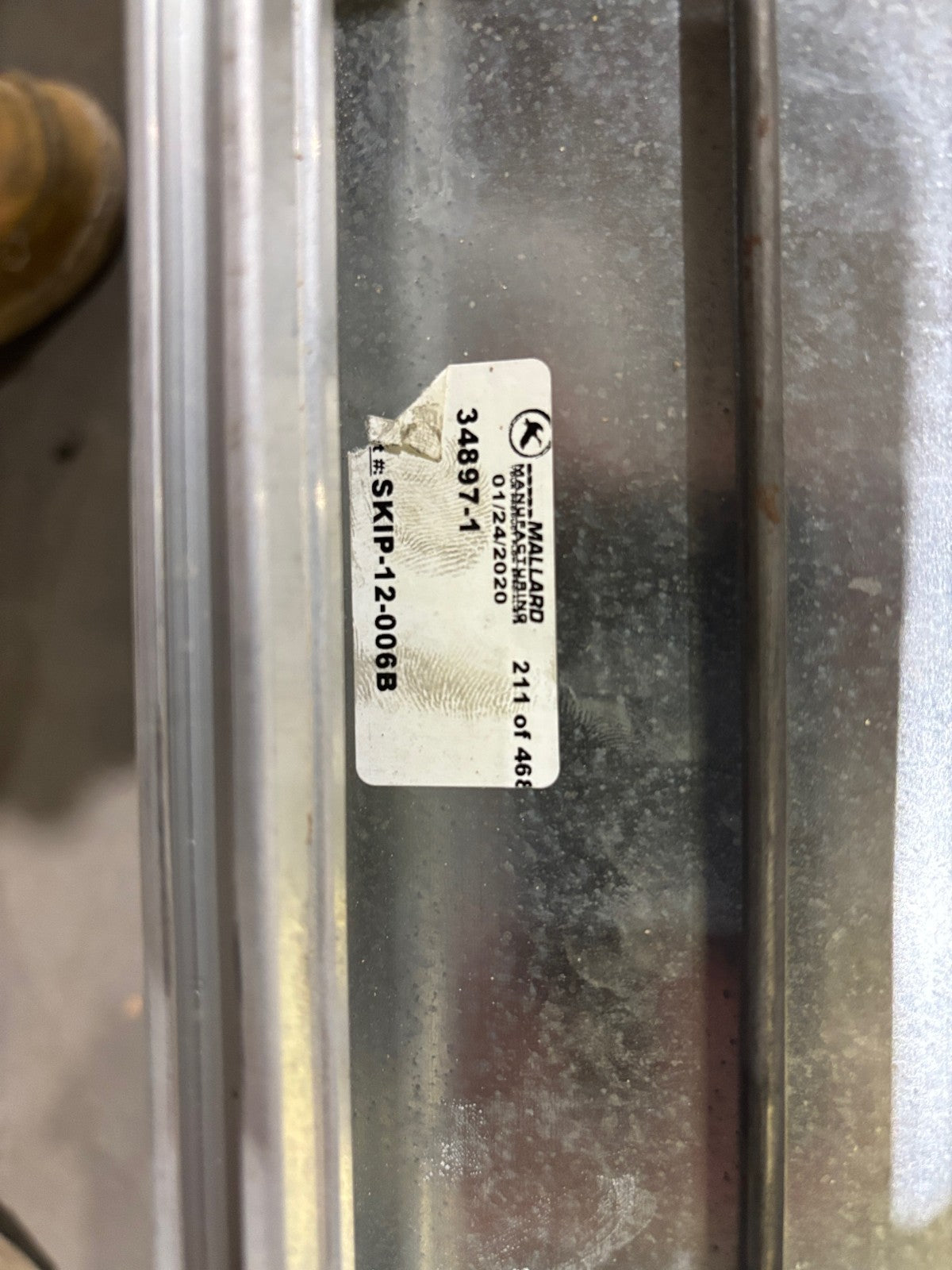 Mallard Manufacturing SKIP-12-006B Gravity Flow Racking, 98"L x 11.5"W LOT OF 20 - Maverick Industrial Sales