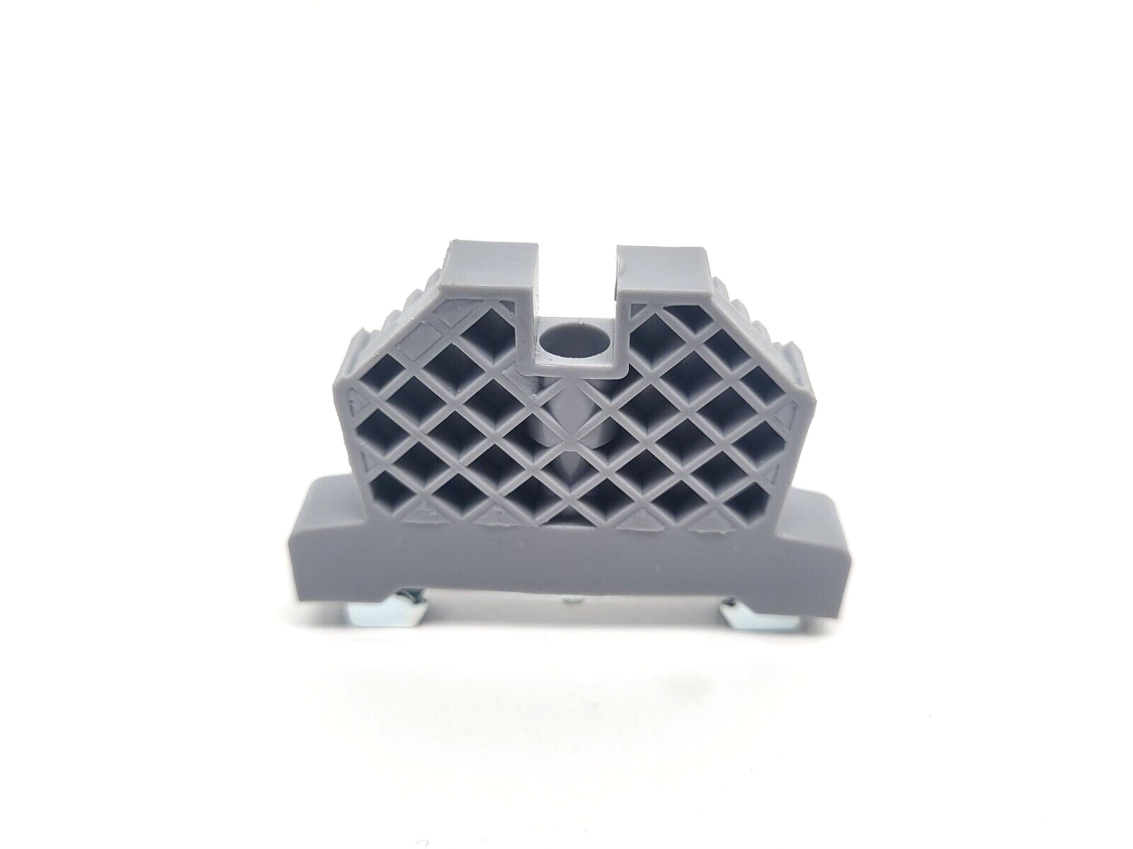 Morsettitalia 43442 Euro Stop End Bracket Clamp 8mm Gray LOT OF 10 - Maverick Industrial Sales