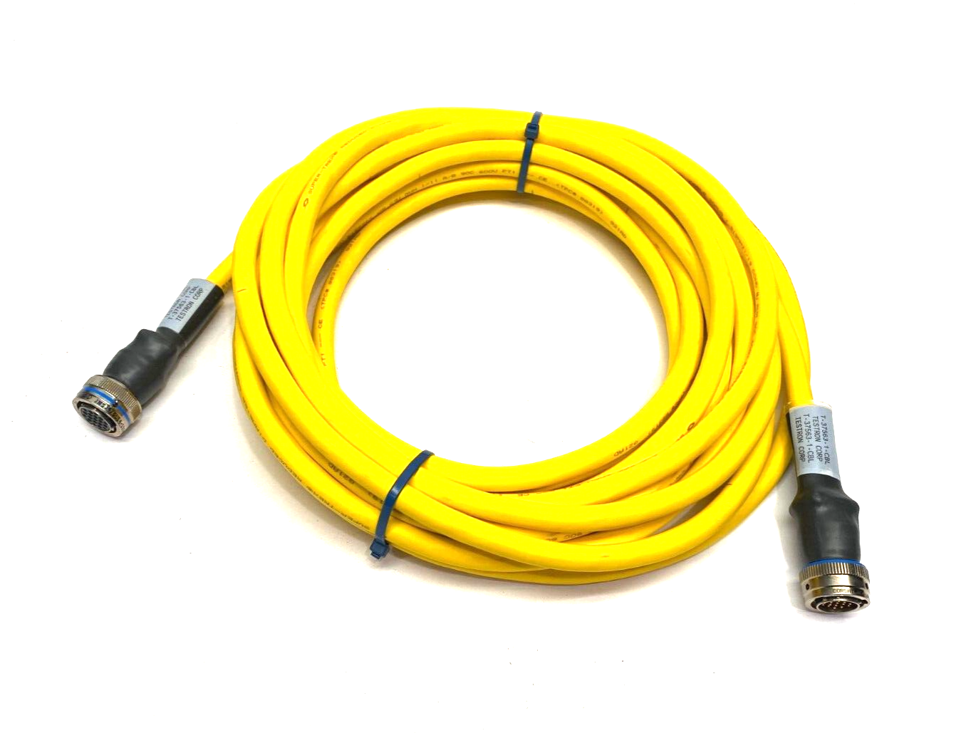 T-37563-1-CBL | Testron Super-Trex Dbl-Ended Control Cable 18-Pin Male to Female - New – Open box - Maverick Industrial Sales