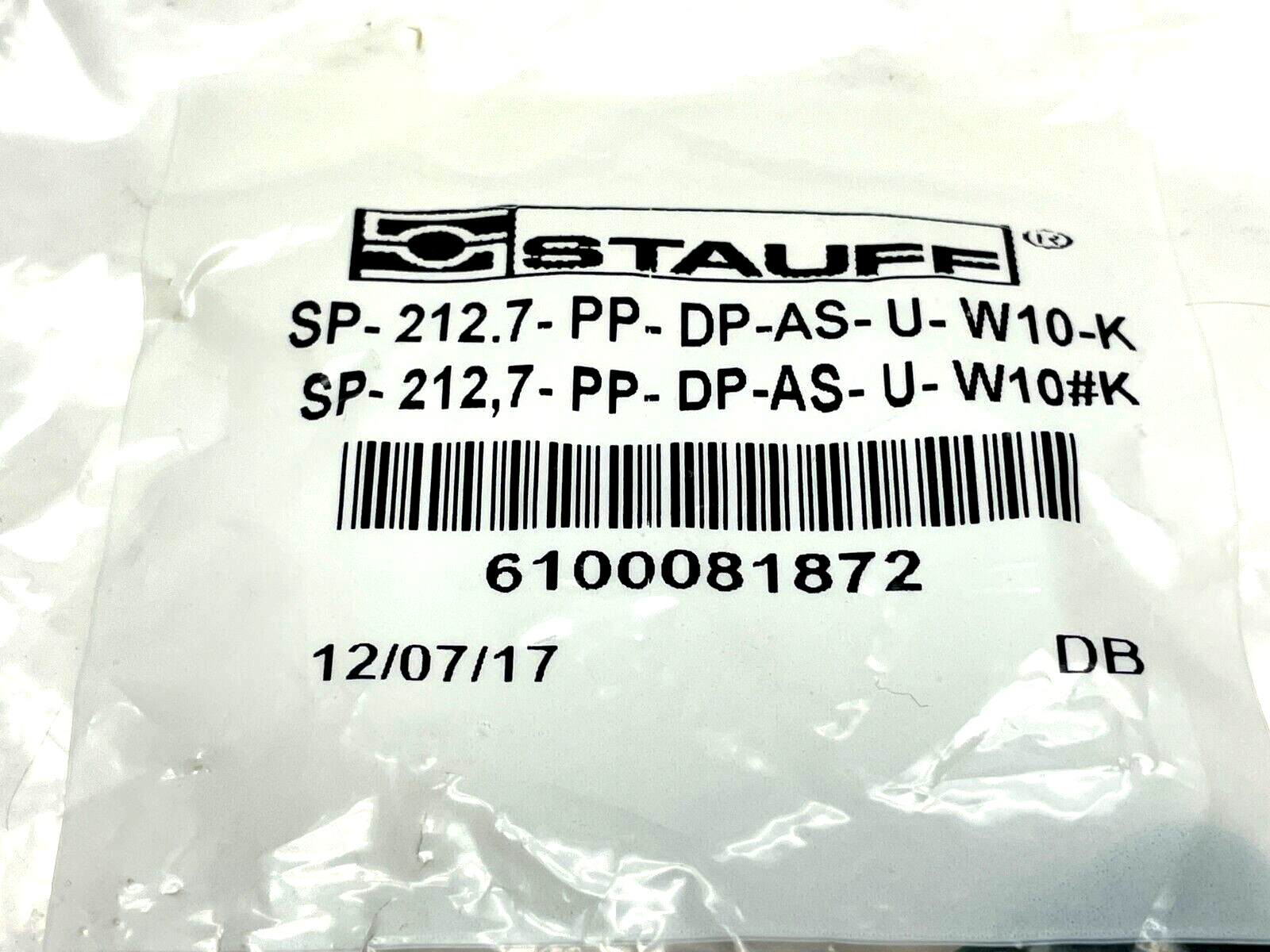 STAUFF SP-212.7-PP-DP-AS-U-W10-K Single Weld Plate Clamp 6100081872 - Maverick Industrial Sales
