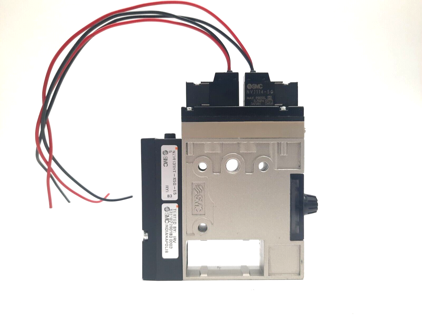 NZM-BA-1KT | SMC NZM131H Vacuum Ejector NVJ114-5LOZ - Used - Maverick Industrial Sales