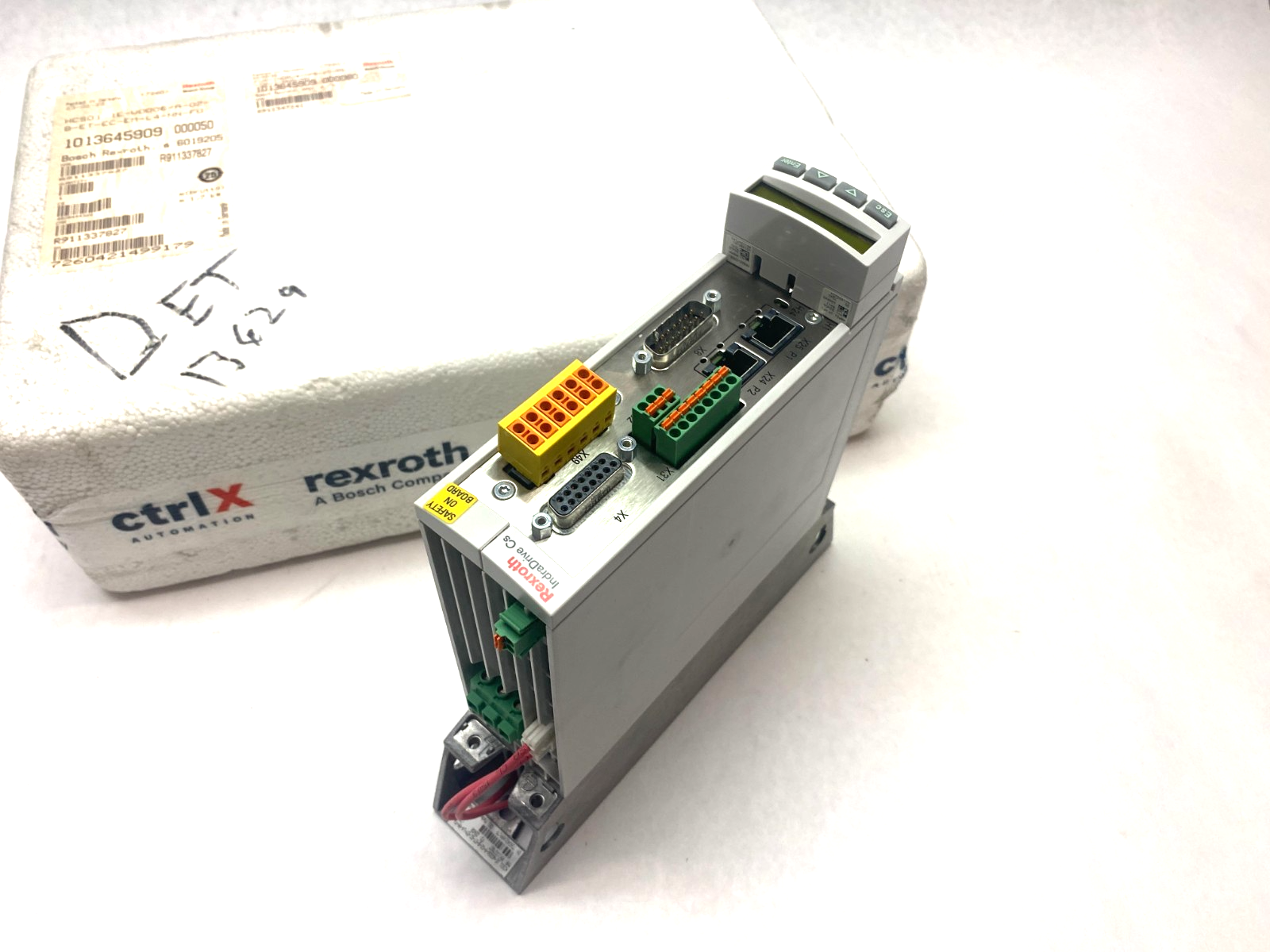 Bosch Rexroth R911337827 Comp. Converter HCS01.1E-W0006-A-02-B-ET-EC-EM-L4-NN-FW - Maverick Industrial Sales