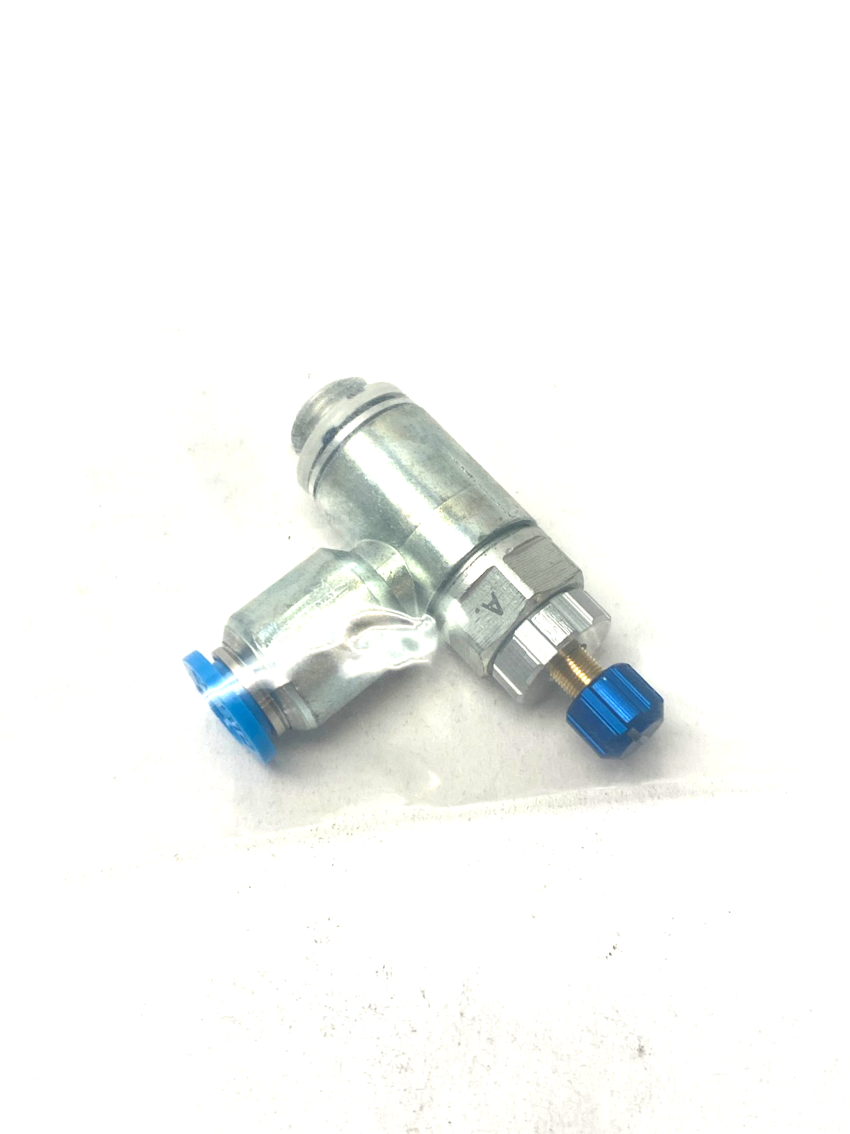 Festo GRLA-1/8-QS-6-RS-D One-Way Flow Control Valve Fitting 6mm Tube OD 197581 - Maverick Industrial Sales