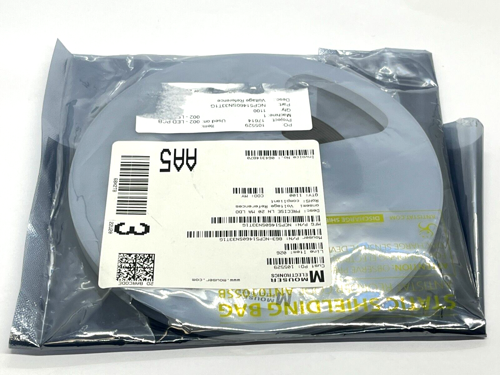 Onsemi NCP51460SN33T1G Voltage References PRECISE LN 20 MA LDO REG 1100QTY - Maverick Industrial Sales