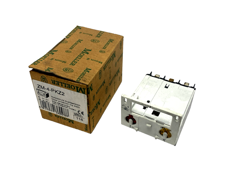 Moeller ZM-4-PKZ2 Motor Protection Trip Block 2.4-4A Thermal 35-55A Magnetic - Maverick Industrial Sales