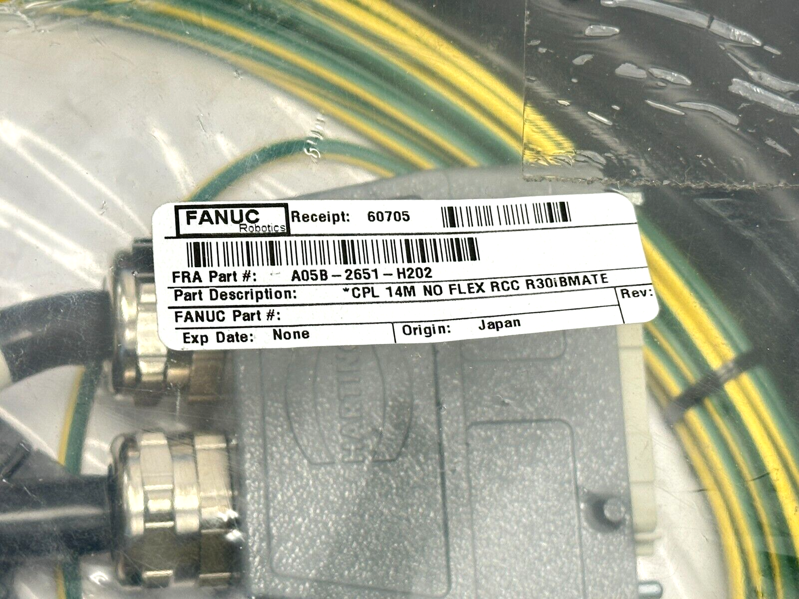 Fanuc A05B-2651-H202-KIT Robot Cable CPL 14M No Flex RCC R30IBMATE - Maverick Industrial Sales