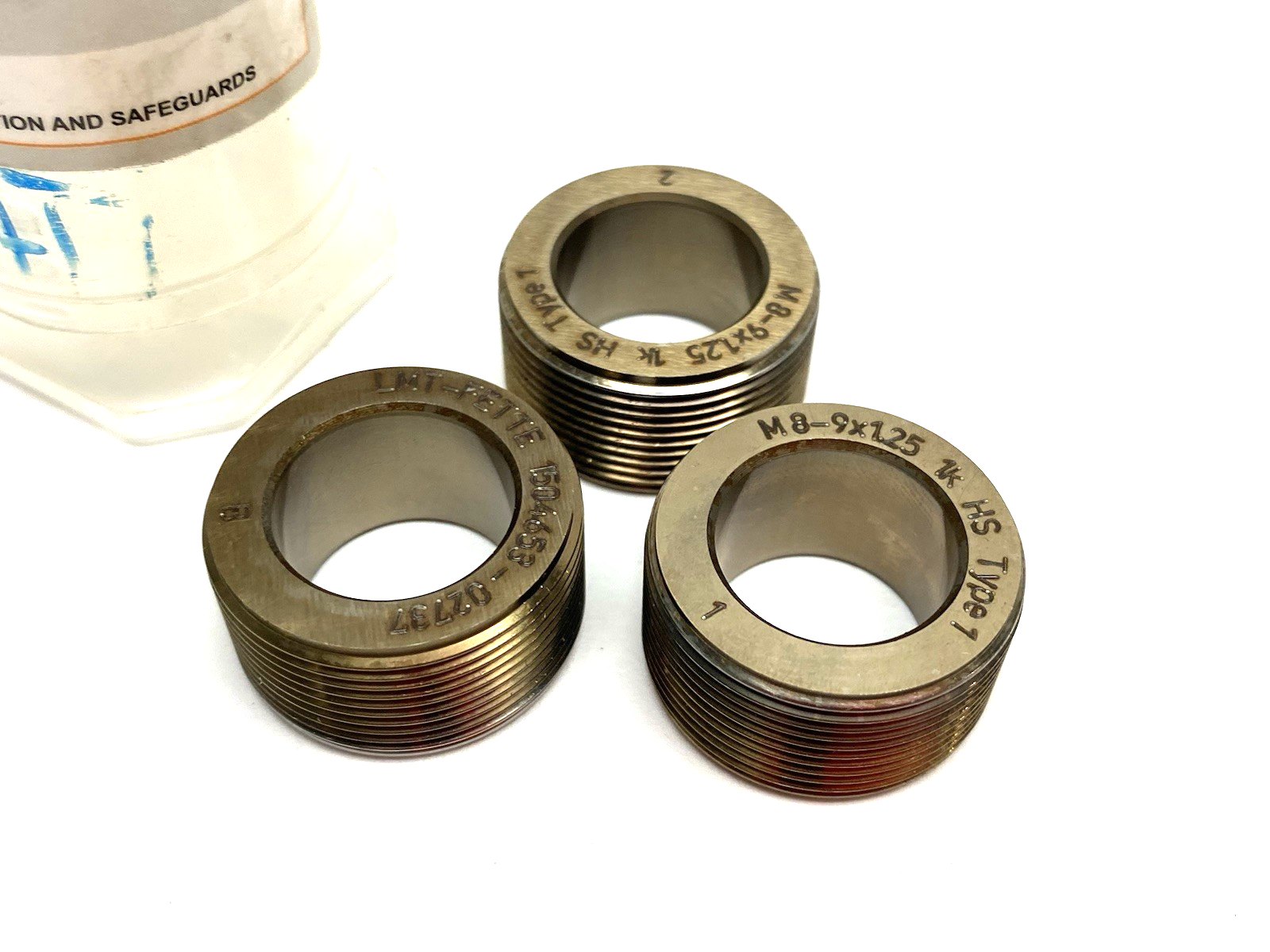 1504653 | LMT Fette EVOline Thread Rollers, Metric Course, M8-9x1,25 HS LOT OF 3 - Used - Maverick Industrial Sales