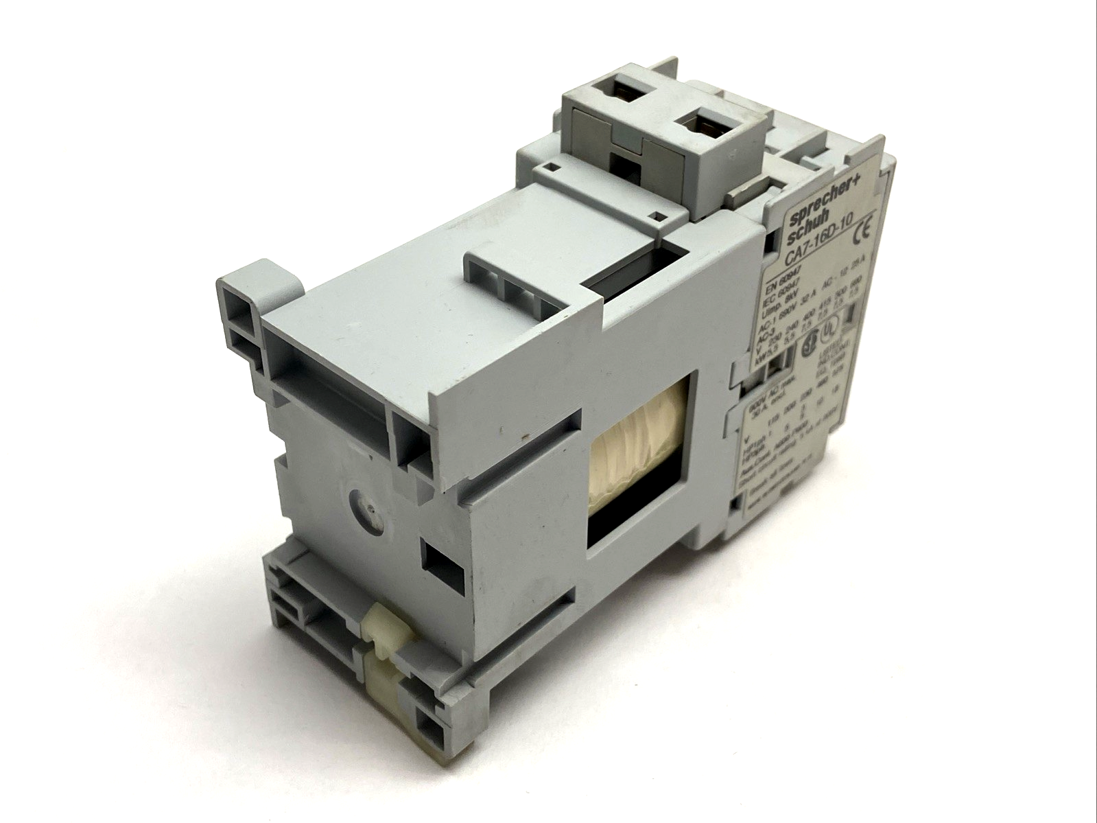Sprecher+Schuh CA7-16D-10 Contactor 3-Pole 1 N.O. Aux Contact 24VDC Coil - Maverick Industrial Sales