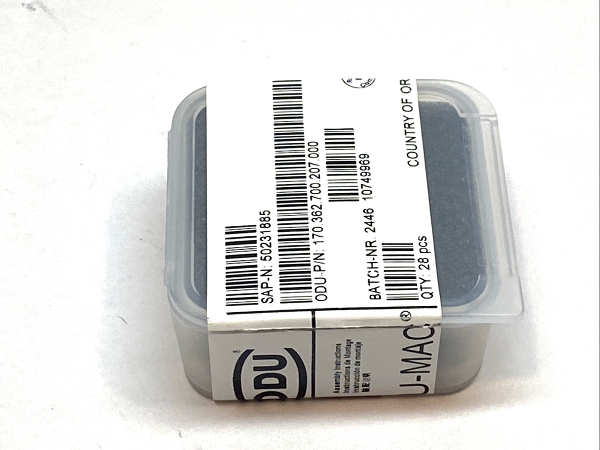 Odu Socket 170.362.700.207.000 | ODU Springtac Socket 1.02 mm AWG 20–22 Crimp PKG