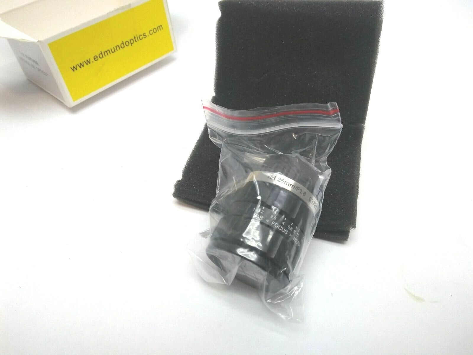 Edmund Optics 63781 HR Series Fixed Focal Length Lens 25mm Primary WD 400-2000mm - Maverick Industrial Sales