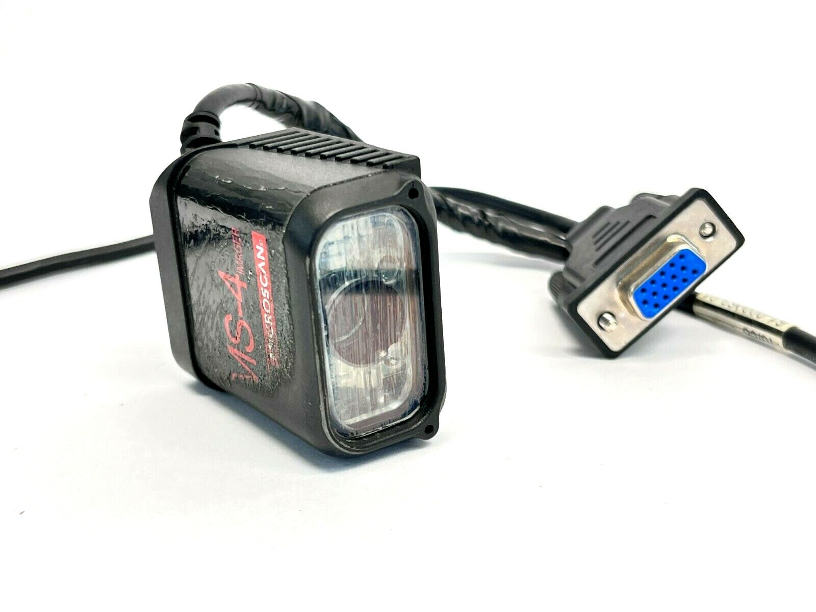 Microscan FIS-0004-0001G MS-4 Imager Fixed Mount Barcode Scanner Damaged Cable - Maverick Industrial Sales