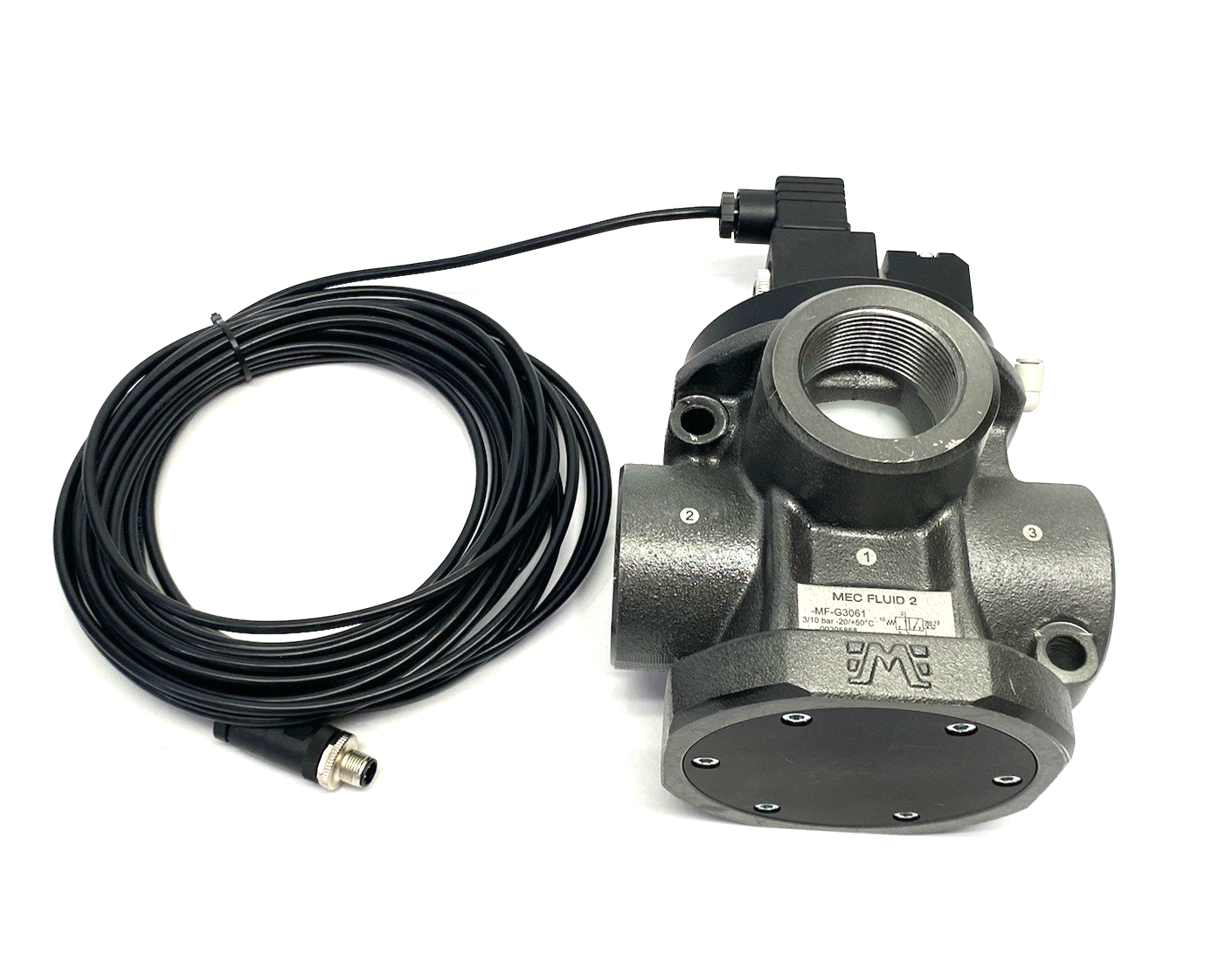 MF-G3061 | MEC Fluid 2 Servo-Assisted Vacuum Valve 3-Way, 1-1/2" Ports, Comp. Air - New Other - Maverick Industrial Sales