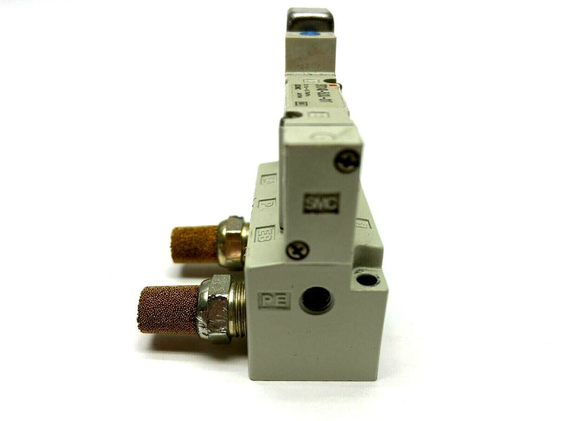 SMC SY3140-5LOU-01T Single Solenoid Valve w/ Base Mount, Pneumatic - Maverick Industrial Sales