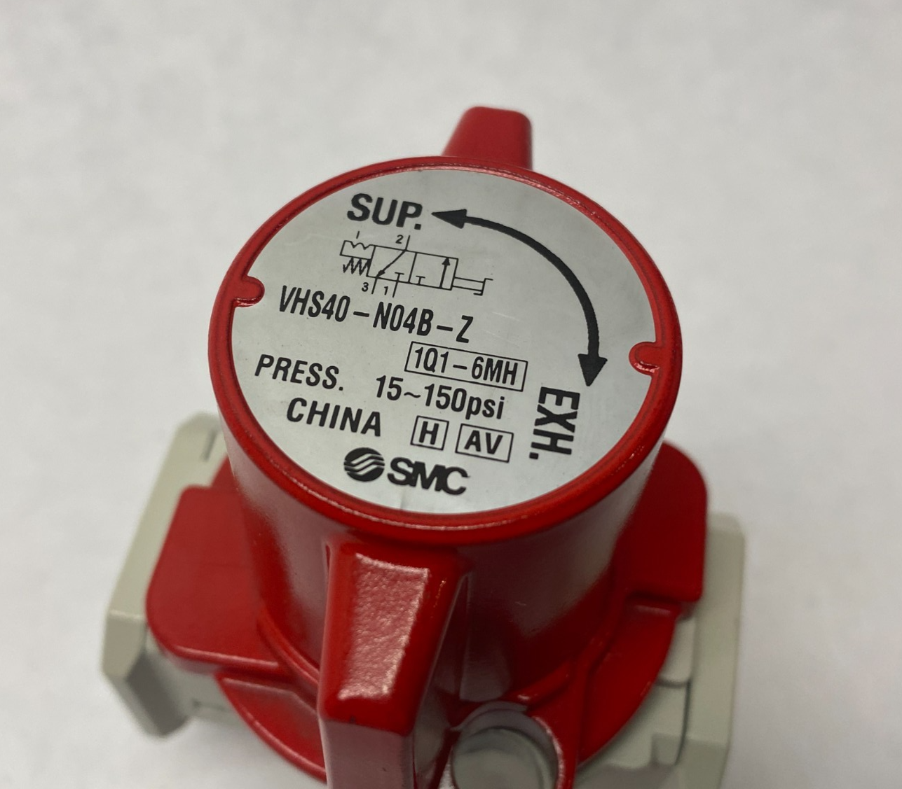SMC VHS40-N04B-Z Manual Lockout Relief Valve Single Act 3-Port - Maverick Industrial Sales