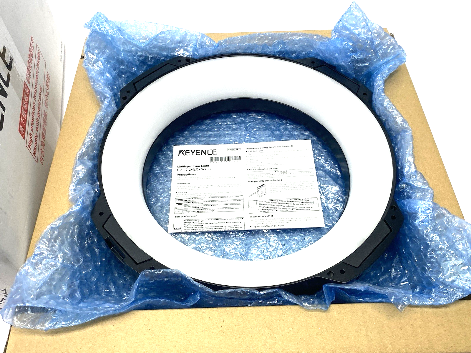 CA-DRM20X | Keyence Multi-spectral lighting Ring Illuminator (200 mm) - New – Open box - Maverick Industrial Sales