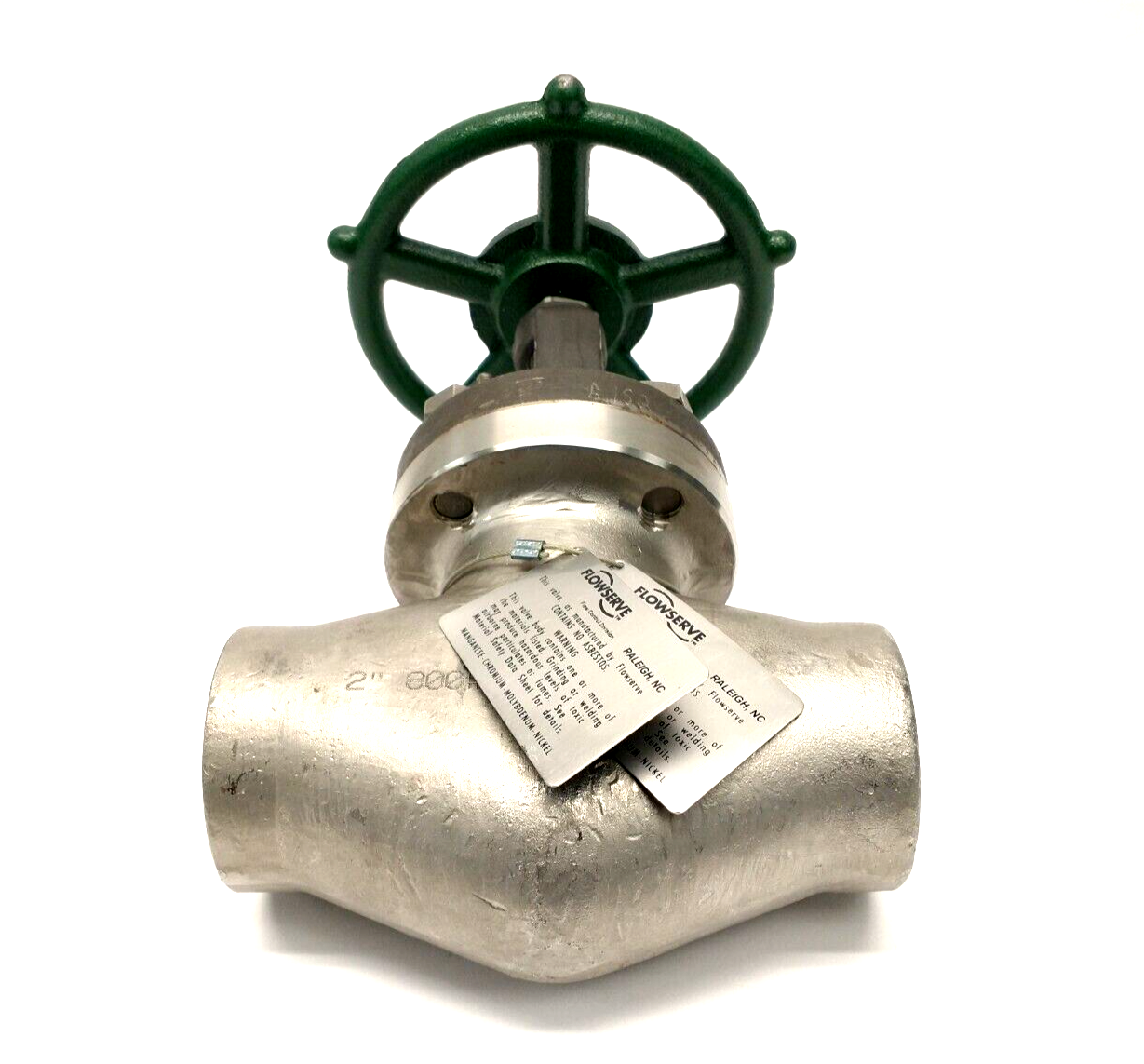 Flowserve VOGT 02611724100980003 2" 800# SS Globe Valve F316L PZ SW12501F316T5 - Maverick Industrial Sales