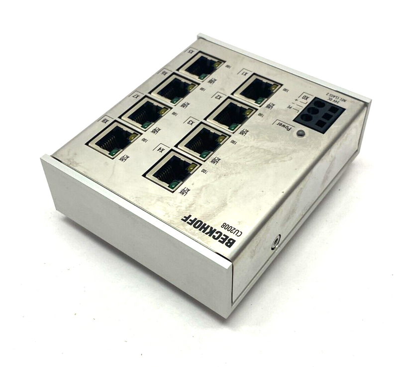 Beckhoff CU2008-0000 Ethernet Switch 8-Port 10/100Mbits/s 24VDC - Maverick Industrial Sales