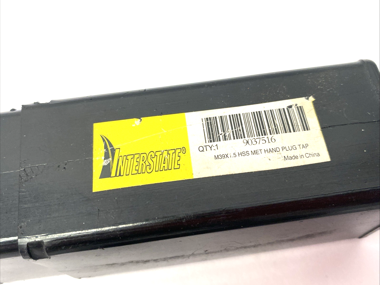 Interstate 09037516 Straight Flute Tap: M39x1.5 Metric Fine, 6 Flute - Maverick Industrial Sales