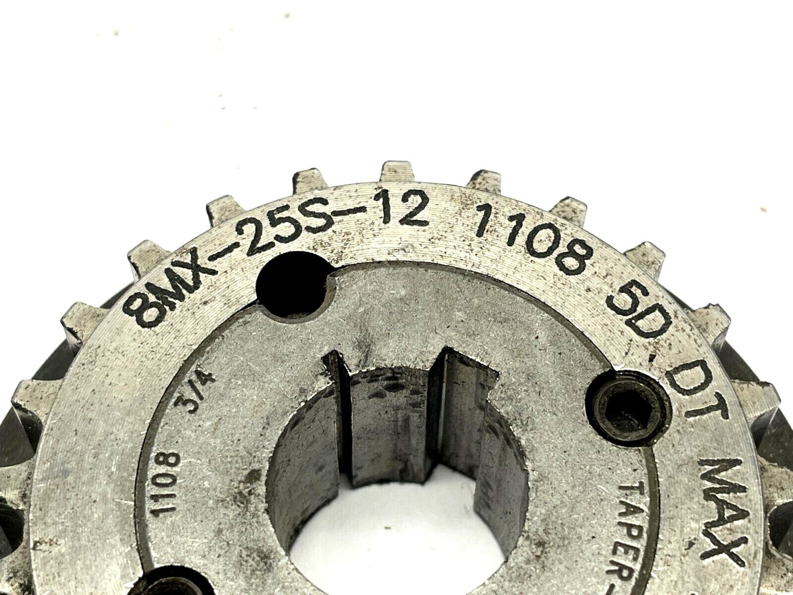 Gates Taper-Lock 8MX-25S-12 1108 5D DT Poly Chain Sprocket - Maverick Industrial Sales