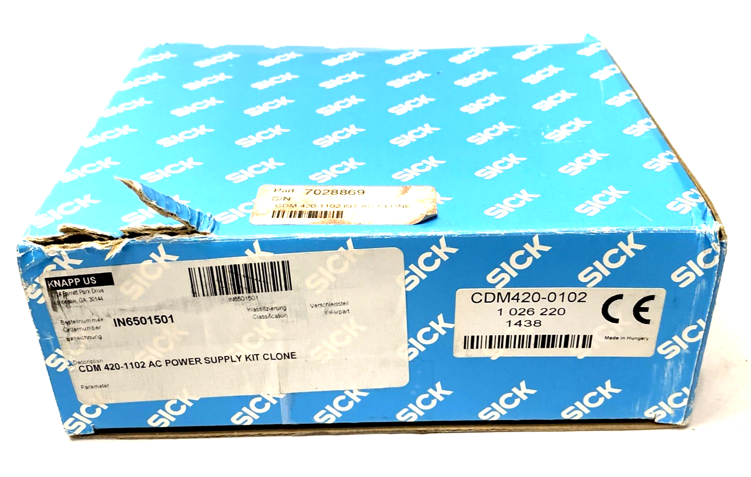 Sick CDM420-0102 CDM Junction Box/Power Supply CLV6xx, DB15 DB9, 1026220 - Maverick Industrial Sales