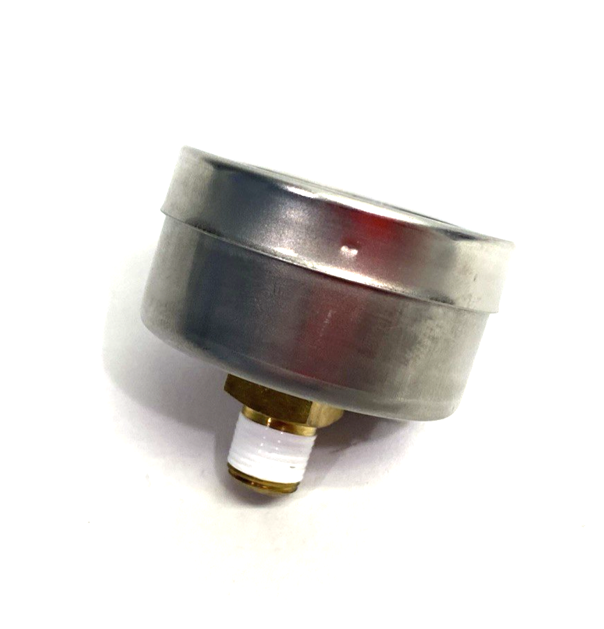 SMC G43-10-01 Pressure Gauge, Stainless Steel, Stud, Rear 1/8" Connection - Maverick Industrial Sales