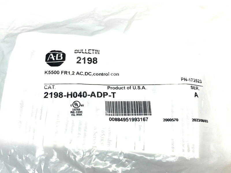 Allen Bradley 2198-H040-ADP-T Ser. A Shared Bus Connector Kit K5500 FR1,2 - Maverick Industrial Sales