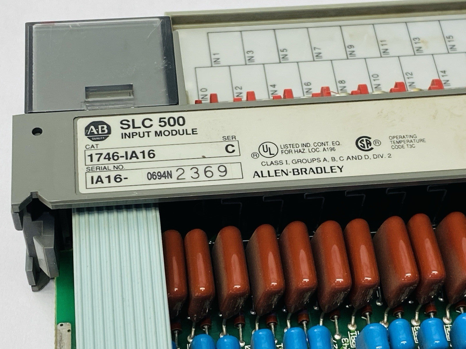 Allen Bradley 1746-IA16 Ser C PLC Input Module SLC 500 - Maverick Industrial Sales