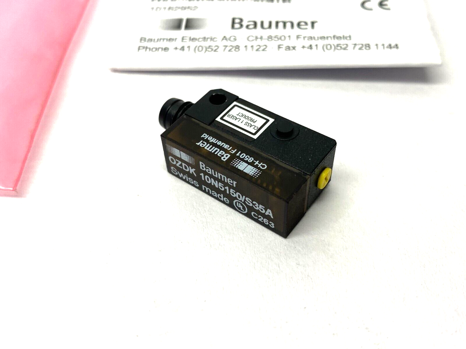 Baumer OZDK 10N5150/S35A Miniature Diffuse Contrast Sensor 3~150mm 10162952 - Maverick Industrial Sales