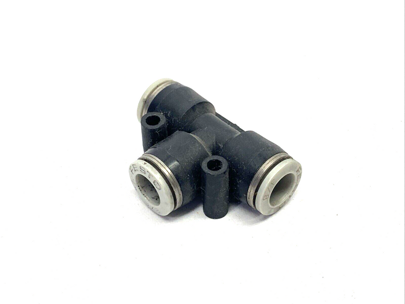 Festo QST-3/8T-U Push-In T Connector 3/8" OD Tube 153728 LOT OF 2 - Maverick Industrial Sales