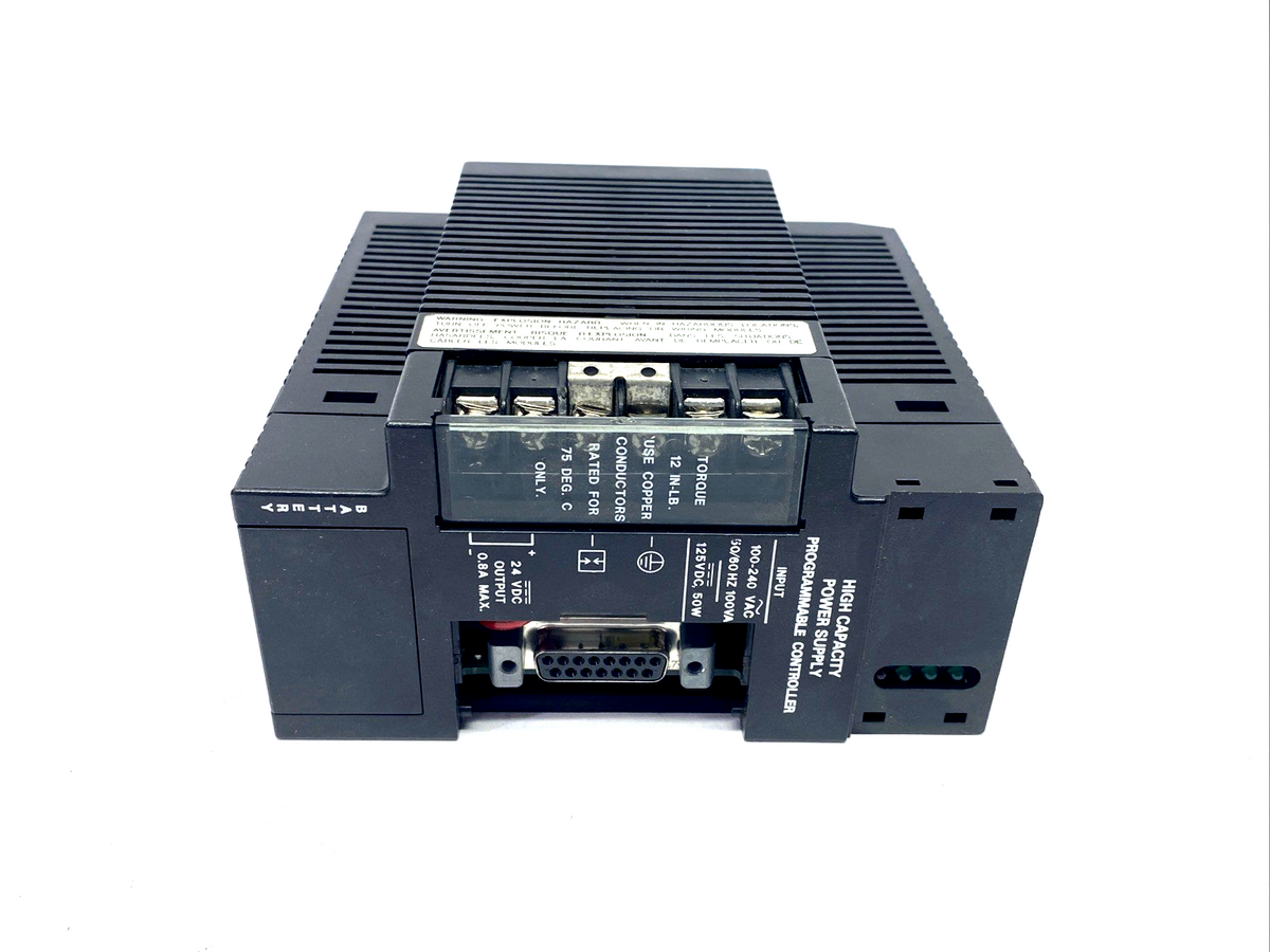 GE Fanuc IC693PWR330D High Cap. PLC Power Supply 100-240VAC/125VDC 24VDC 0.8A - Maverick Industrial Sales