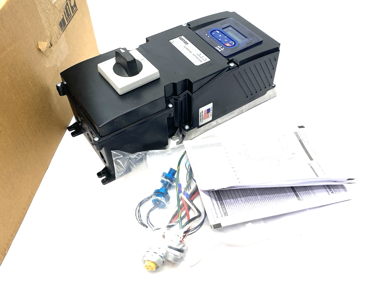 Lenze I55AP137F2A711K06S i550 protec VFD w/ IO-Link 3PE 400/480V AC 16488618 - Maverick Industrial Sales