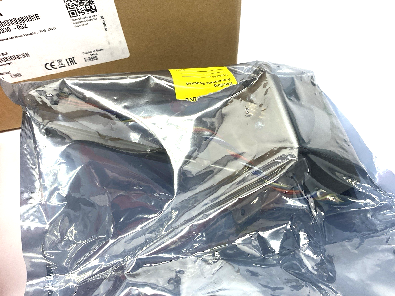 Zebra P1058930-052 Liner Take-Up Kit Spindle and Motor Assembly ZT410, ZT411 - Maverick Industrial Sales
