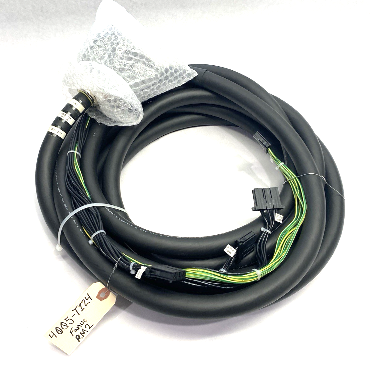 Fanuc 4005-T124 Robot Power Cable Assembly RM2, 7.5m - Maverick Industrial Sales