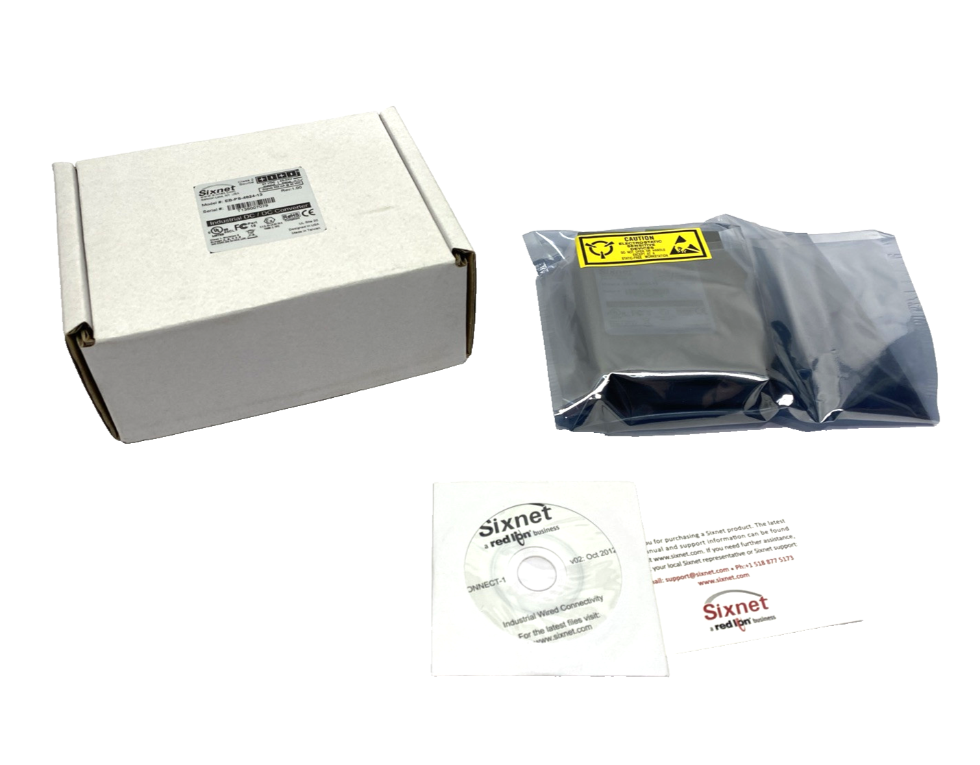 Red Lion EB-PS-4824-13 Rev 1.0 Sixnet Power Supply Unit DC/DC 48V-24VDC 12W - Maverick Industrial Sales