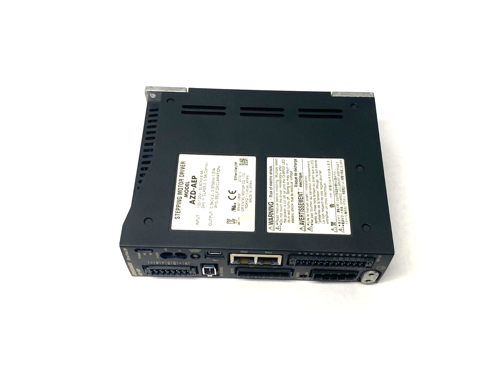 Oriental Motor AZD-AEP Ethernet/IP Stepping Motor Driver 100-120V - Maverick Industrial Sales