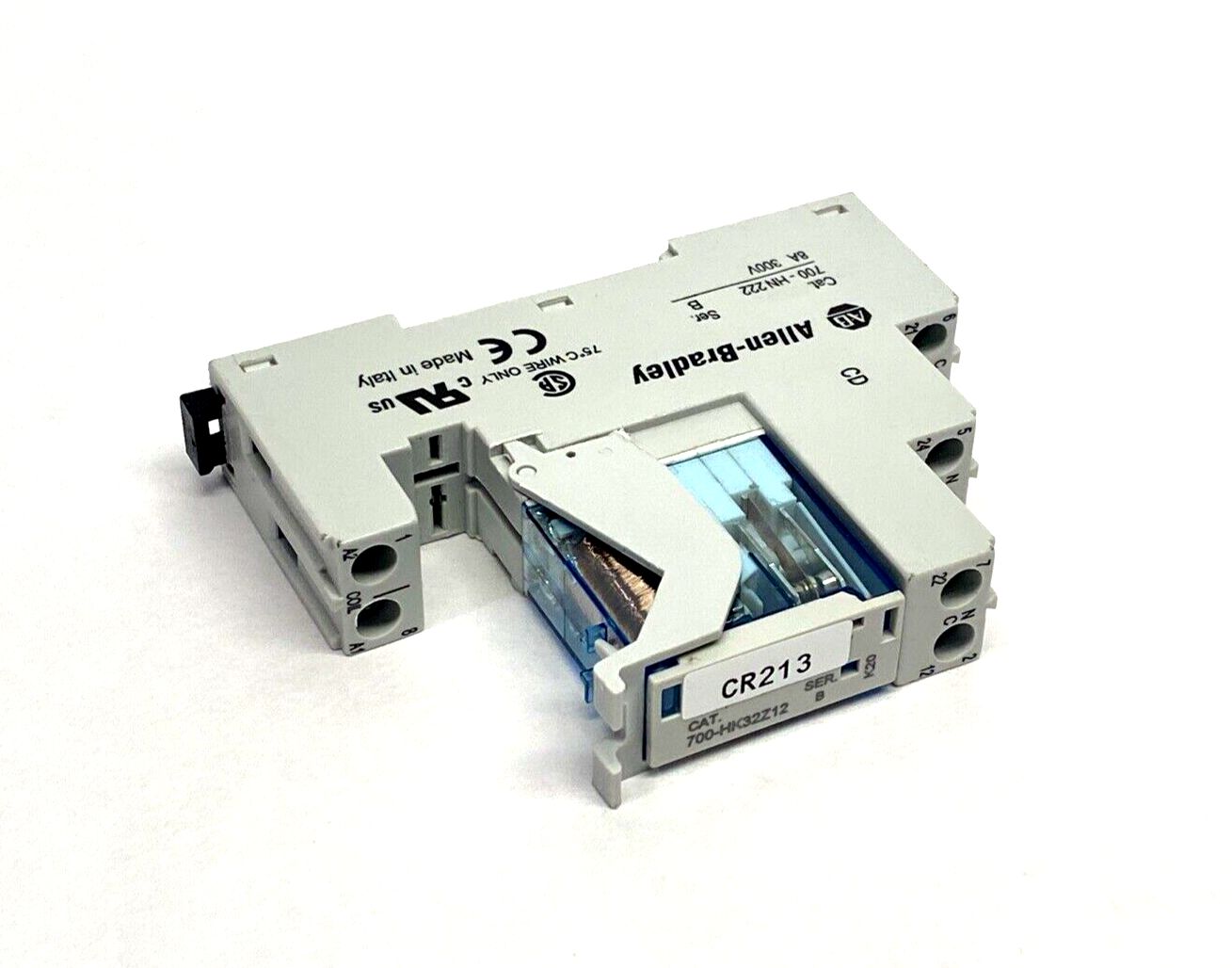 Allen Bradley 700-HK32Z12 Ser. B Plug-In Relay 12VDC 8A w/ 700-HN222 Base - Maverick Industrial Sales