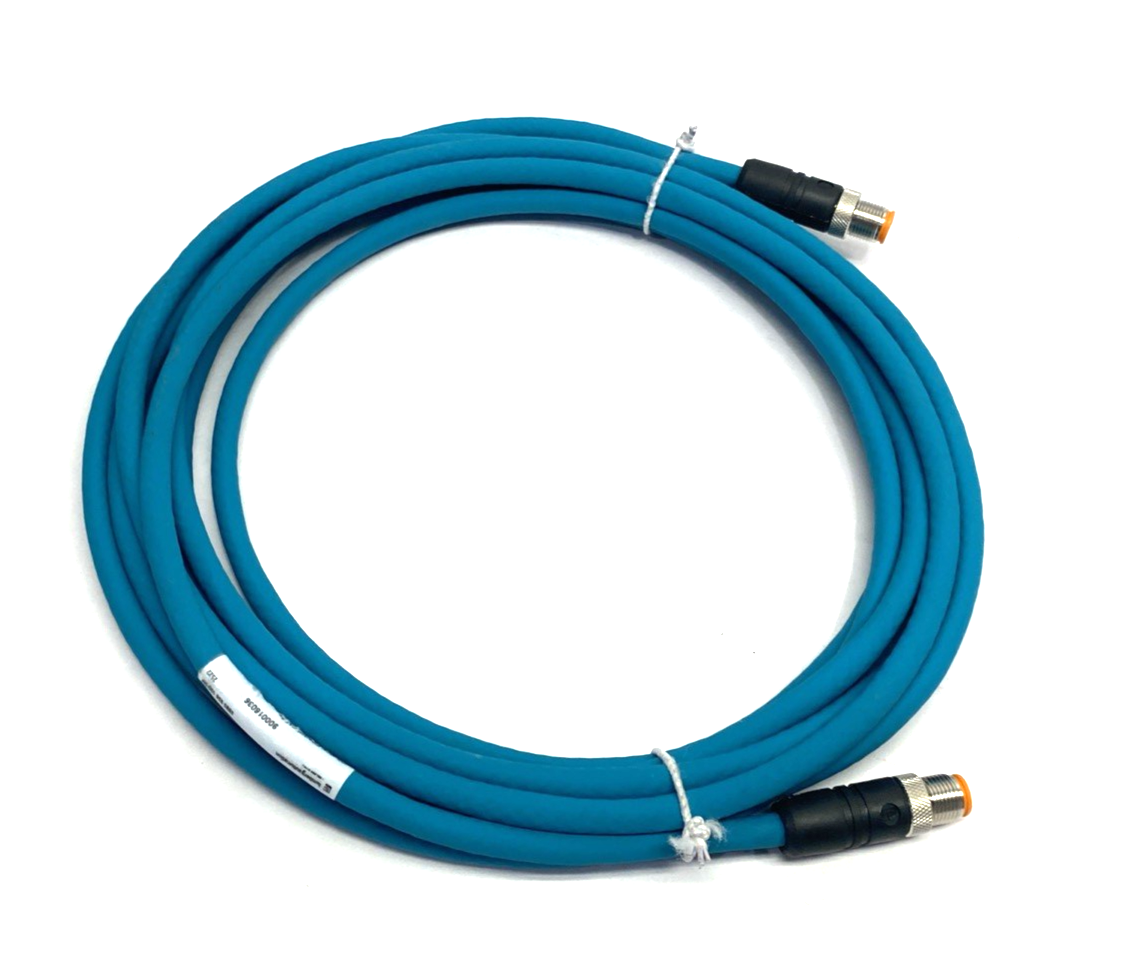 900016036 | Lumberg Automation Double Ended Ethernet Cable 0985 856 100/5M - New – Open box - Maverick Industrial Sales